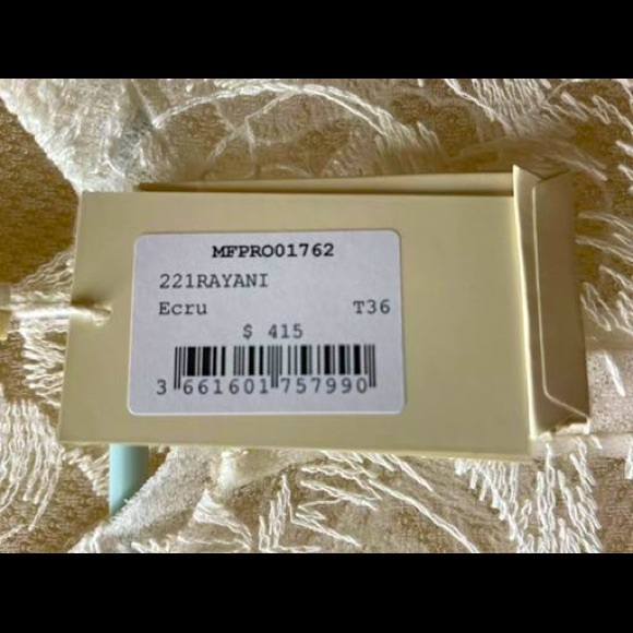 Maje Cream Long Sleeve Dress - Picture 12 of 15